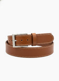 Hand-Stitched Calfskin Belt